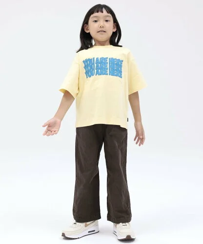 SHIPS KIDS ARCH&LINE:110~145cm / オーガニック コットン HERE TEE