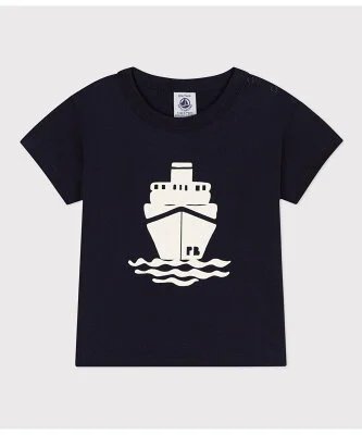 PETIT BATEAU プリント半袖Tシャツ