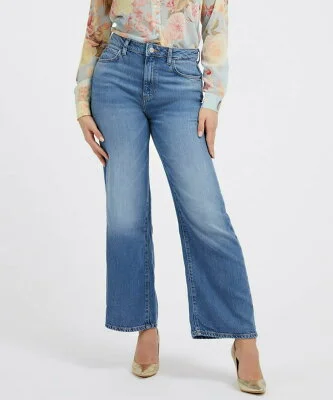 GUESS GUESS デニムパンツ ジーンズ (W)Ankle Wide Leg Jeans