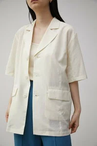 AZUL BY MOUSSY SHEER LOOSE SHIRT JACKET