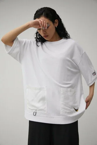 AZUL BY MOUSSY 【SUNBEAMS CAMPERS】DOUBLE POCKET TEE