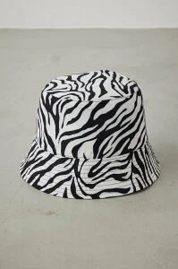 AZUL BY MOUSSY ZEBRA PATTERN RV BUCKET HATII