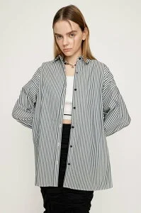 SLY LOOSE OVER ARMSLIT STRIPE シャツ