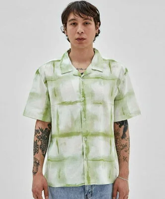 GUESS 半袖 シャツ (M)GUESS Originals Painter Shirt