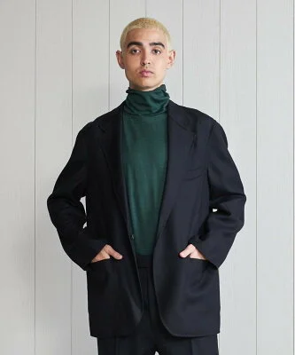 ＜H＞DOUBLE FACE WOOL JACKET/ジャケット