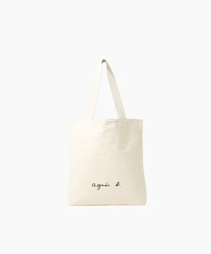 agnes b. VOYAGE WEB限定 GO03-08 ロゴ トートバッグ