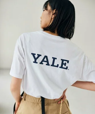 BARNYARDSTORM YALE Tシャツ バンヤードストーム トップス カットソー・Tシャツ ホワイト グレー【送料無料】