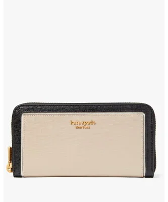 kate spade new york モーガン カラーブロック ジップ アラウンド コンチネンタル ウォレット