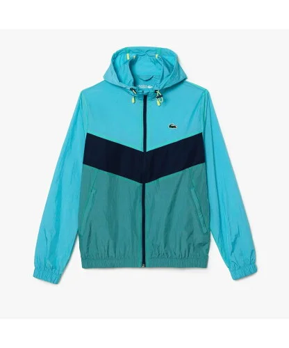 LACOSTE パッカブルダイヤリップストップジャケット