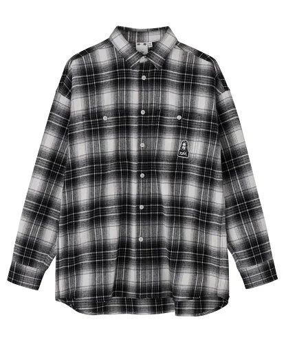 X-girl FACE FLANNEL SHIRT Tシャツ