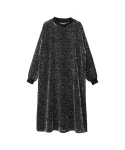 HYSTERIC GLAMOUR LEOPARD SUPER HYS柄オパール プルオーバーワンピース