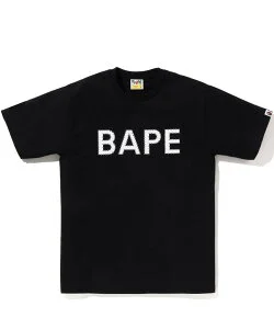 A BATHING APE CRYSTAL STONE BAPE LOGO TEE