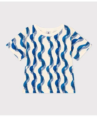 PETIT BATEAU プリント半袖Tシャツ