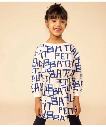 PETIT BATEAU スウェットワンピース