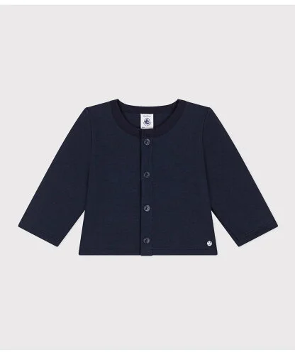 PETIT BATEAU ダブルジャージカーディガン