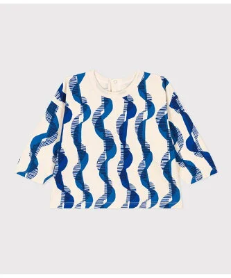 PETIT BATEAU プリント長袖Tシャツ