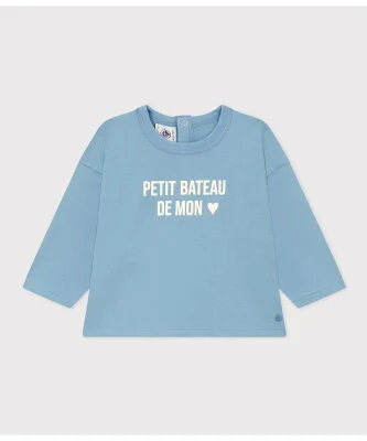 PETIT BATEAU プリント長袖Tシャツ