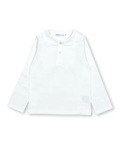 BEBE ONLINE STORE ベーシック丸襟コットンブラウス(95~150cm)