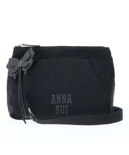 ANNA SUI メリー ショルダーバッグ クイーポ バッグ ショルダーバッグ ブラック レッド カーキ【送料無料】