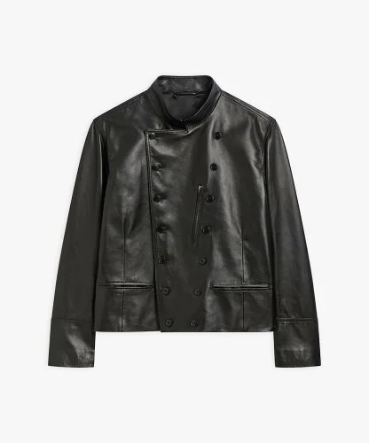 agnes b. CU32 BLOUSON レザーブルゾン