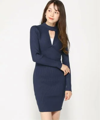 GUESS ワンピース (W)Eco Cambria Cutout Dress