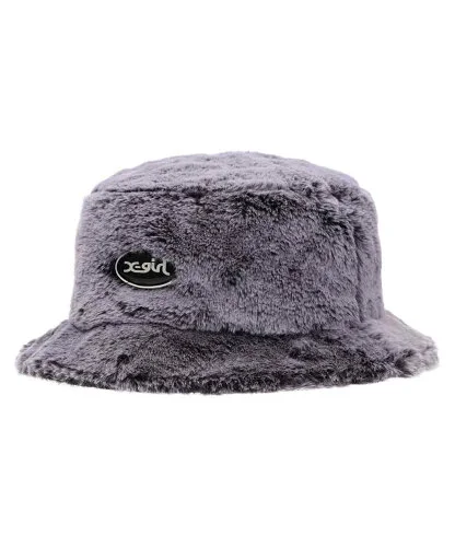 X-girl FAUX FUR BUCKET HAT ハット