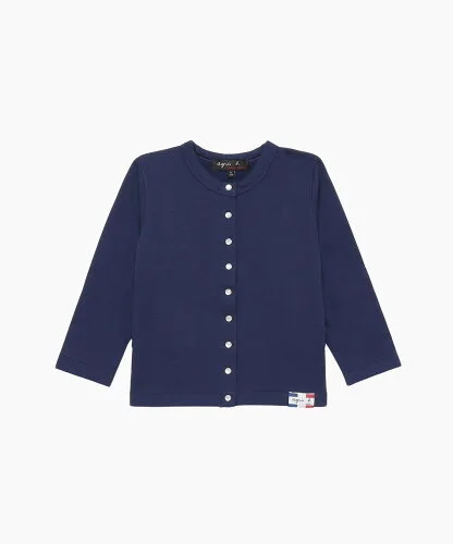 agnes b. ENFANT M001 E CARDIGAN キッズ カーディガンプレッション [Made in France]