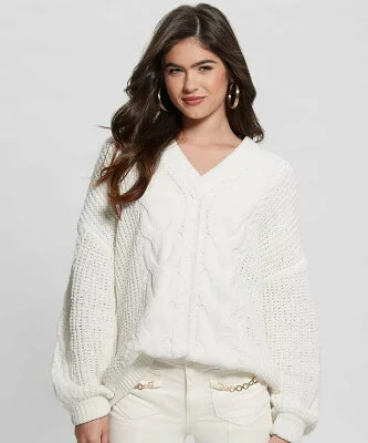 GUESS (W)Aki Chenille Cable Sweater