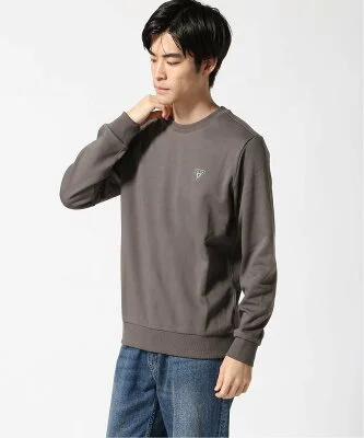 GUESS GUESS スウェット (M)Mini Triangle Logo Sweatshirt