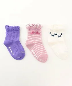 組曲 KIDS 【13-24cm】3足セット ソックス