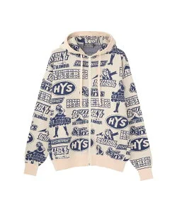 HYSTERIC GLAMOUR VIXEN BOX柄ジャカード パーカー