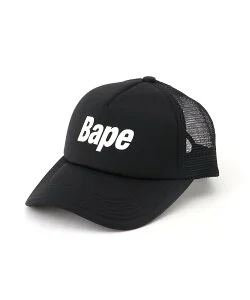 A BATHING APE BAPE LOGO MESH CAP -ONLINE EXCLUSIVE-