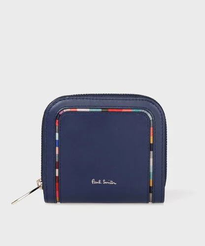 Paul Smith スワールインセット ラウンドジップ 2つ折り財布