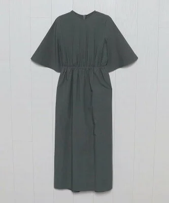 ＜H＞TYPEWRITER CLOTH WAIST HOLE DRESS/ワンピース