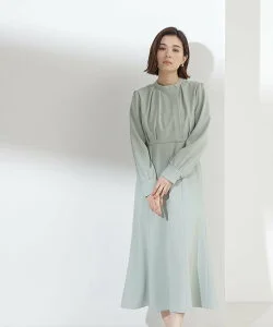 NATURAL BEAUTY BASIC パールポイントマーメイドワンピース 24SS