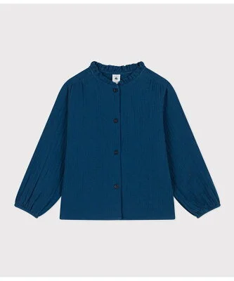 PETIT BATEAU ダブルガーゼブラウス