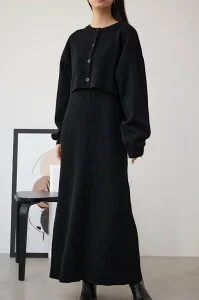 AZUL BY MOUSSY レイヤードセットニットワンピ