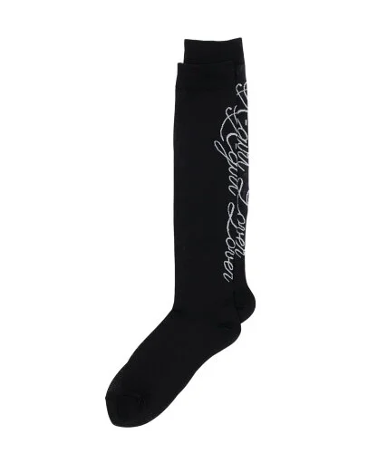 X-girl LOGO SHEER HIGH SOCKS 靴下