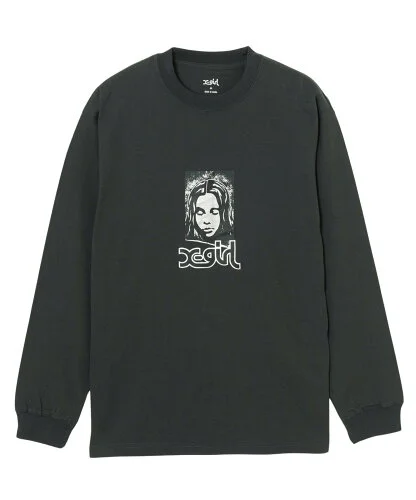 X-girl GRUNGE FACE L/S TEE