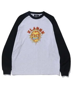 XLARGE FLAME RAGLAN L/S TEE