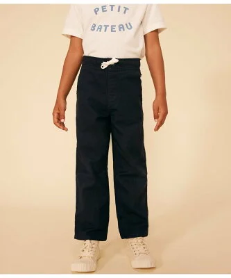 PETIT BATEAU コットンリネンパンツ