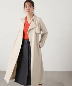 N. Natural Beauty Basic とろみガウントレンチコート《S Size Line》