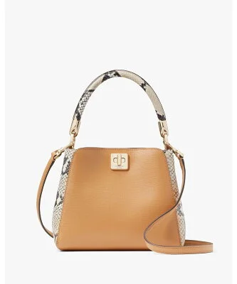 kate spade new york フィービー スネーク エンボストップ ハンドル サッチェル