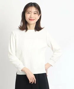 Reflect 【SALE/WEB限定カラーあり/洗える】すっきり細見えシアージャガードプルオーバー