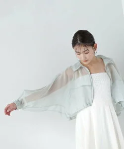 NATURAL BEAUTY BASIC シアージップブルゾン