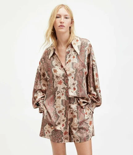 ALLSAINTS CHARLI CASCADE SHIRT