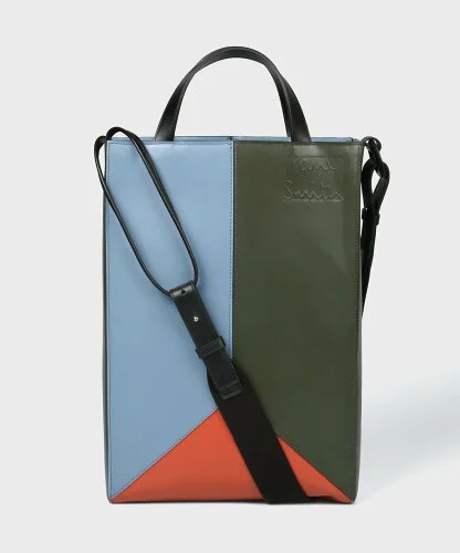 Paul Smith ジオメトリックトライカラー トートバッグ