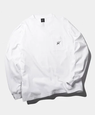 HUF OD SCRIPT POCKET L/S TEE HUF ハフ ロンT ロゴ