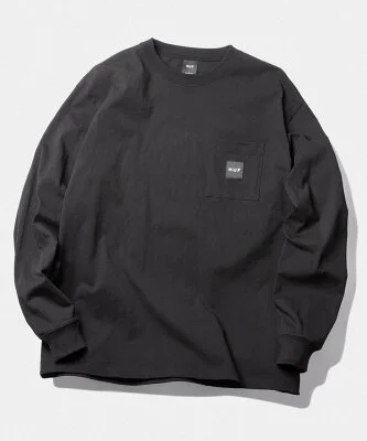 HUF BOX LOGO POCKET L/S TEE