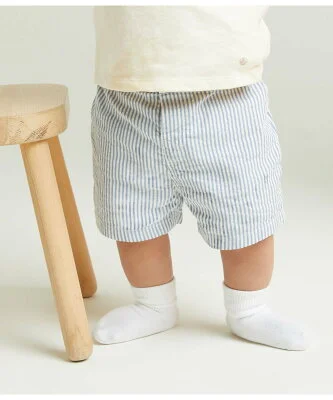 PETIT BATEAU シアサッカーショートパンツ